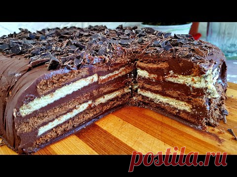 ТОРТ ЗА 15 МИНУТ ТРЮФЕЛЬНЫЙ БЕЗ ВЫПЕЧКИ! Вкуснятина на Скорую Руку