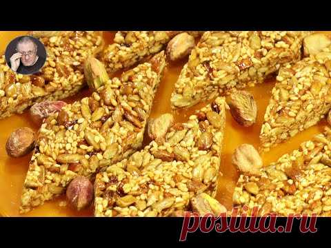 Гозинаки с семечками и кунжутом | Классный десерт, простой и вкусный!