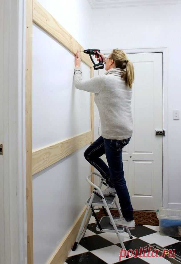 DIY Board & Batten Mudroom Wall | Hometalk