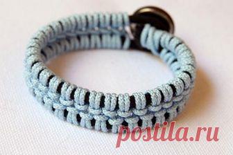 Браслет из шнурков — Сделай сам, идеи для творчества - DIY Ideas