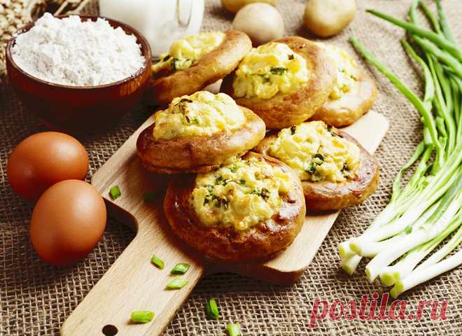 ВАТРУШКИ С КАРТОФЕЛЕМ И ГРИБАМИ