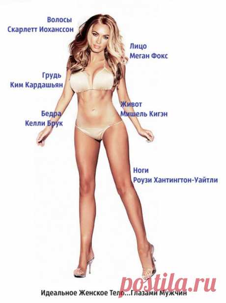 Как выглядит идеальная женщина глазами женщины и мужчины