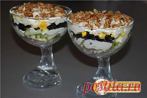Салат-коктейль с курицей » Сайт супы и салаты, рецепты, фоторецепты, блюда из мяса, блюда из рыбы, блюда из овощей, выпечка, торты, напитки, джемы, варенье, десерты