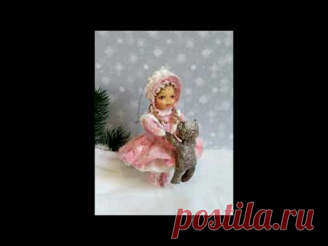 Ватные елочные игрушки Сополевой Натальи.