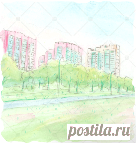 Города России | Акварель | Персональная именная сказка | Лес Солнца | Lessolnca.ru
