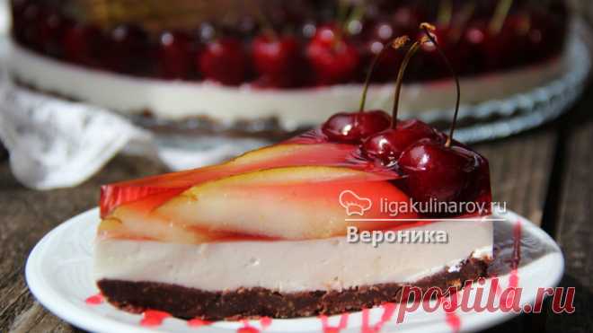 Чизкейк с фруктами и желе рецепт с фото