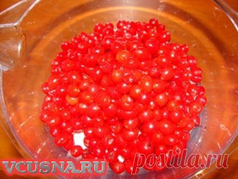 Калина с мёдом - пошаговый кулинарный рецепт