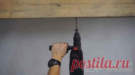 Насадка для перфоратора для забивания гвоздей в потолок