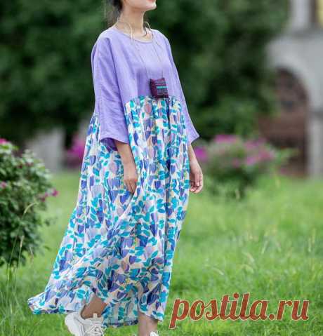Linen taro purple Maxi Dress Plus Size Dresses cocktail | Etsy 【Fabric】 linen 【Color】  taro purple 【Size】 M; shoulder width is not limited Shoulder + sleeve 49cm/ 19 Bust 150cm/ 58 Cuff around 32cm/ 12 Length 119cm/ 46  L; shoulder width is not limited Shoulder + sleeve 51cm/ 20 Bust 160cm/ 62 Cuff circumference 32cm/ 12 Length 129cm/ 50  Washing & Care