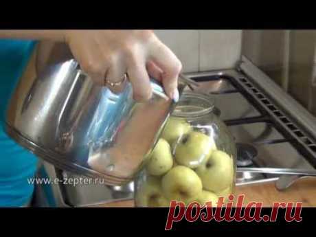 Яблоки консервированные целиком