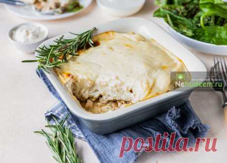 Запеканка из цветной капусты и курицы рецепт с фото