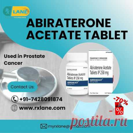 If you want to Buy Abiraterone 250mg Tablets Dubai, you can visit RxLane Pharmacy, we are a global pharmaceutical company. We provied generic and branded medications like (Purchase Abiraterone Tablets Malaysia) at the lowest price and offer fast delivery worldwide. People trust us for our best quality medications and value-added services.