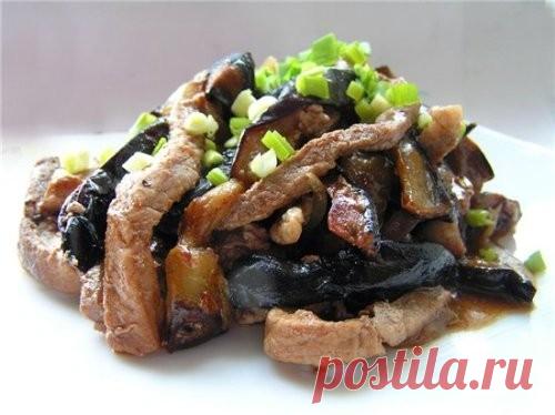 Салаты из баклажанов с мясом – 5 рецептов / Простые рецепты