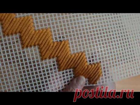 شنطه بالكنفاه البلاستيك بالحجم الكبير How to make a bag with plastic canvas