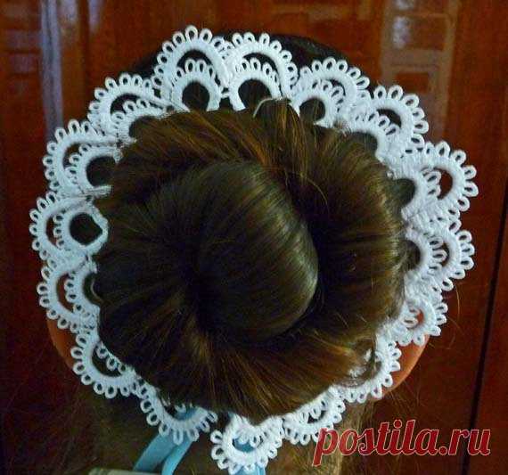 Hair accessories for girls tatting lace for от FairyLacebyElena