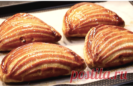 Слоеные пирожки со смешным названием и яблочной начинкой | ChocoYamma | Яндекс Дзен