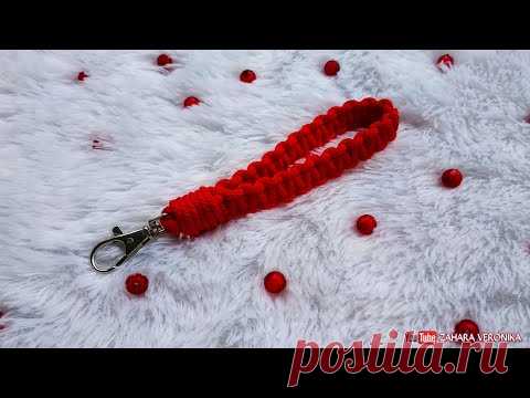 Cara membuat handle dari tali kur ( Untuk Dompet ) - Cara 1 || Macrame || Paracord