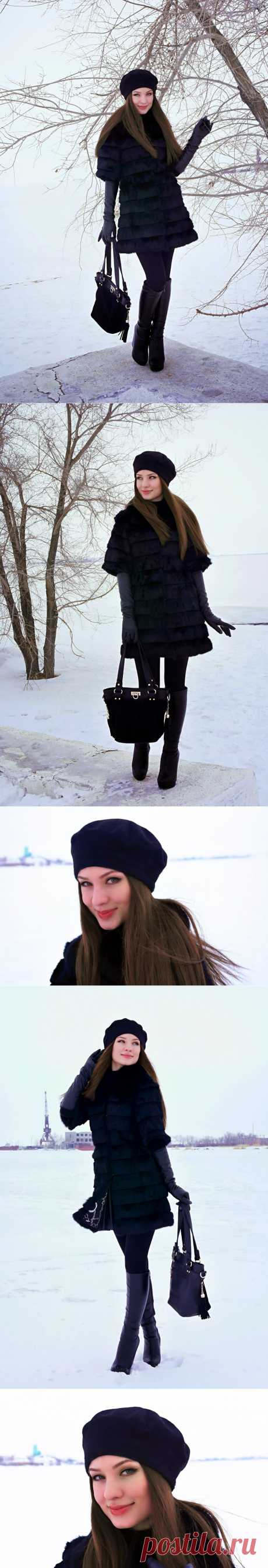 Coca Chic: Прощание с зимой! Total black look.