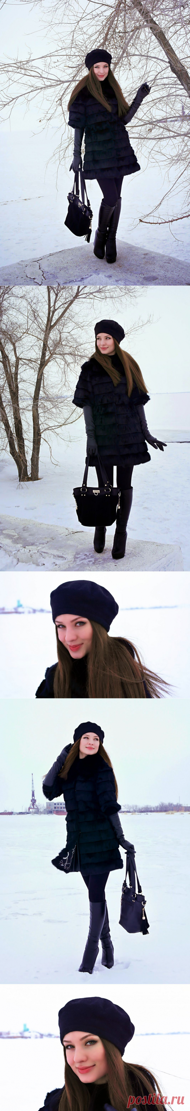 Coca Chic: Прощание с зимой! Total black look.