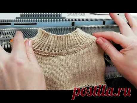Варианты обработки горловины (вязание на машине)#РостовнаДону