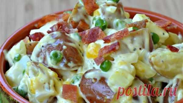 👌 Простой картофельный салат с беконом и яйцом, рецепты с фото Замечательный картофельный салат, который подойдёт как и на праздник, так и для обычного будничного обеда или ужина. Приготовить такой салат проще простого!

Время приготовления:...