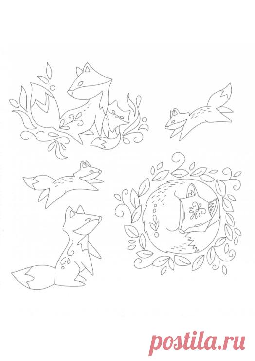 (8) Gallery.ru / Фото #16 - Embroidered Woodland Creatures - 2018 - Chispitas