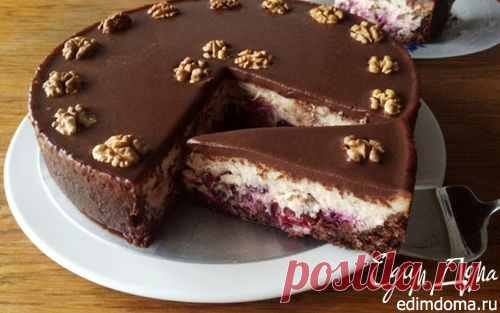 Вишнево-смородиновый чизкейк | Кулинарные рецепты от «Едим дома!»