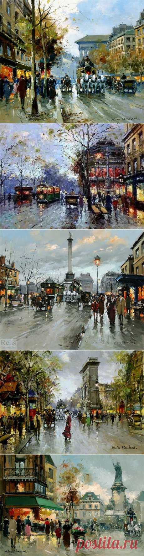 По тихим улочкам моих воспоминаний Antoine Blanchard | Искусство