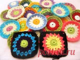 Вязание крючком мотив, например, и описание crochet motif patterns | Marifetane - игольное кружево и Аннотированный модели