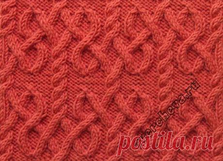 Узор 733 « Аранский мотив» | каталог вязаных спицами узоров