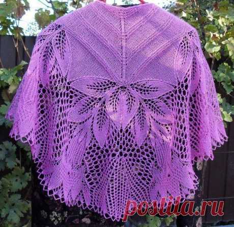 Шаль «Гентиана»
