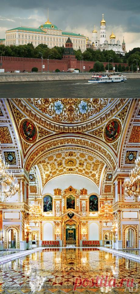 Интерьеры залов Большого Кремлевского дворца