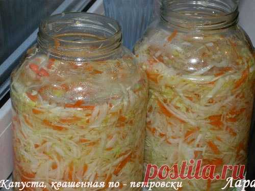 Капуста, квашенная по-петровски