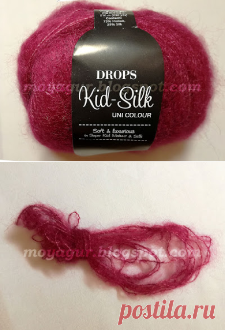 Вяжем вместе: Мохер Drops &amp;#171;Kid-Silk&amp;#187;