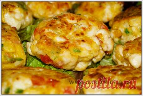 Котлеты куриные с овощами - овощи, это как раз то, чего им не хватает