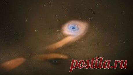 Две черные дыры разорвали звезду своими полями