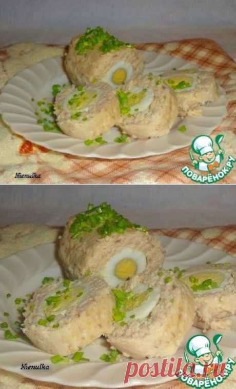 Рыбный рулет с яйцом - кулинарный рецепт