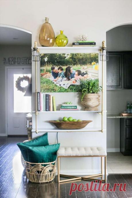 Гламурный стеллаж с подсветкой своими руками. Просто и очень красиво | Краше Всех