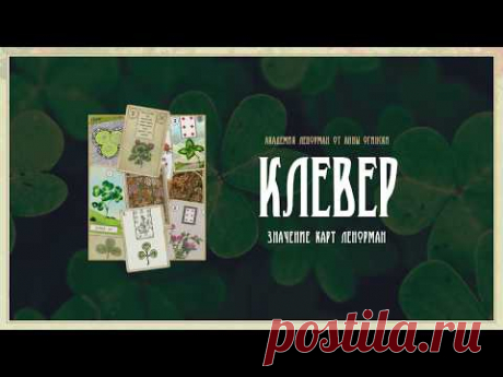 Клевер. Подробное значение карт Ленорман от Анны Огински.