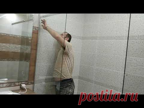 Как собрать Стеклянную Душевую кабину своими руками ! Все Просто