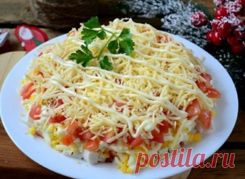 СЛОЁНЫЙ САЛАТ 