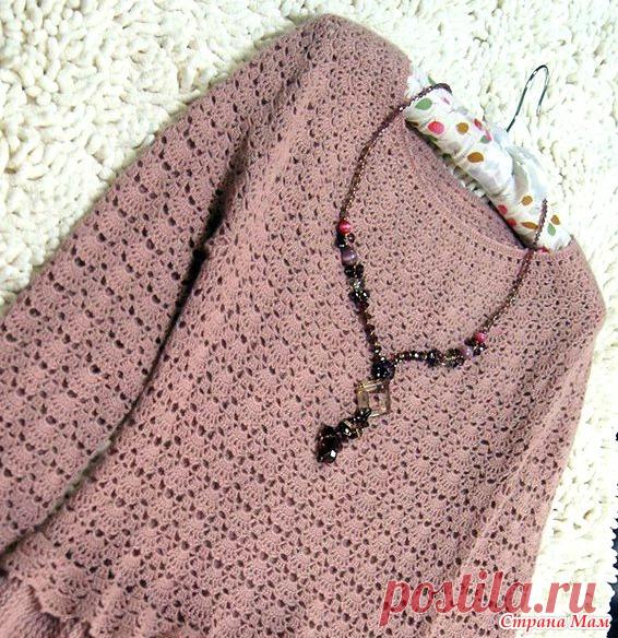 Туника с круглой кокеткой. Крючок. - ВЯЗАНАЯ МОДА+ ДЛЯ НЕМОДЕЛЬНЫХ ДАМ - Страна Мам