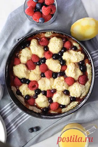 Рецепт кростаты с ягодами и джемом