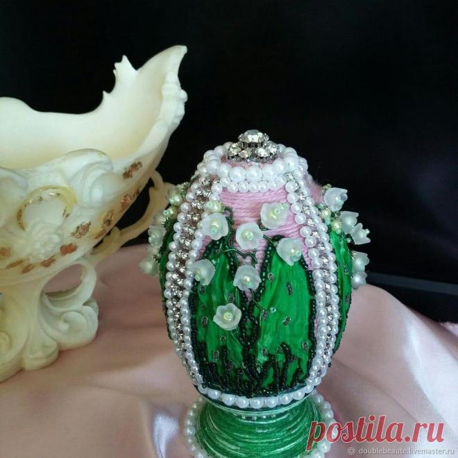 Интерьерное яйцо: ЛАНДЫШИ – купить на Ярмарке Мастеров – O9CXERU | Яйца, Петушки