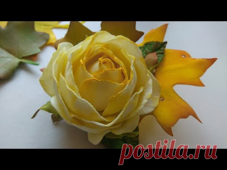 Осенняя Брошь Из Фоамирана