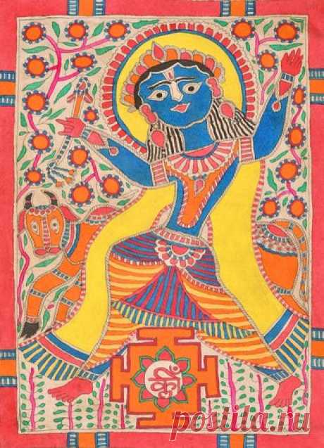 Señor Krishna con su Yantra