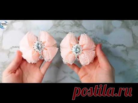 Воздушные бантики из кружева и органзы https://www.youtube.com/watch?v=5Zv0QX1A7AE