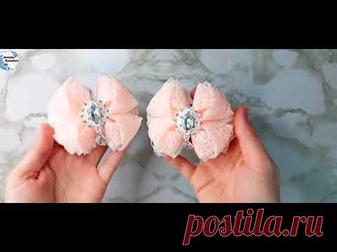 Воздушные бантики из кружева и органзы https://www.youtube.com/watch?v=5Zv0QX1A7AE