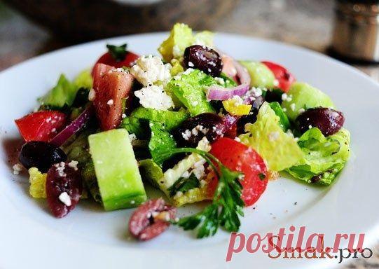 Салат греческий с сыром фета рецепт с фото