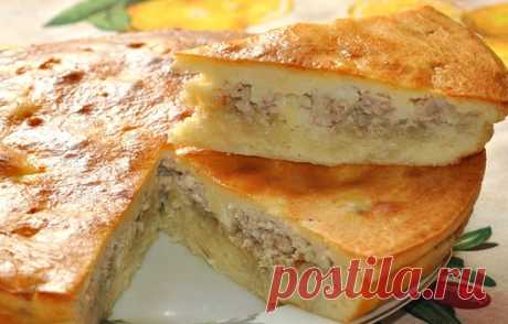 Быстрый заливной пирог с курицей и картошкой + 42 рецепта заливных пирогов